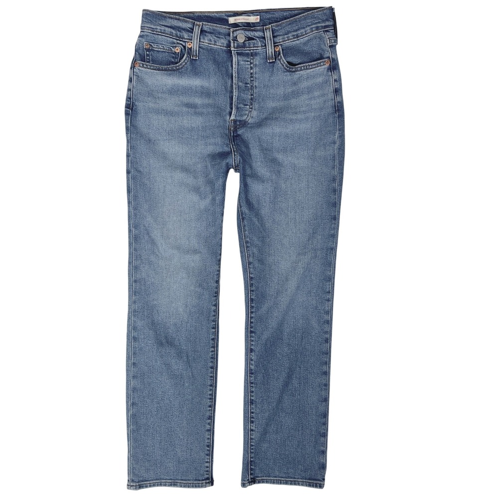 Levis Wedgie Straight Jeans 29 90s High Rise Classic Casual Retro Minimalist 8 9